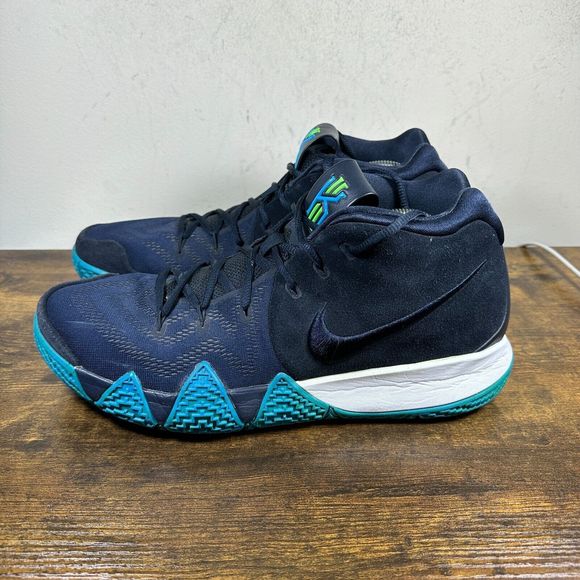 Nike Kyrie‎ 4 Obsidian Think Twice Basketball Shoes 943806-401 Mens Size - Picture 3 of 8